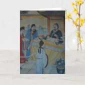 ムル中国のー絵画ルのグリーティングカード カード (黄色い花)