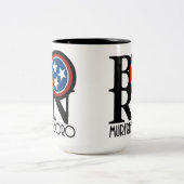 ムル生まれフレスボロ、テネシー15ozコーヒーマグ ツートーンマグカップ (中央)