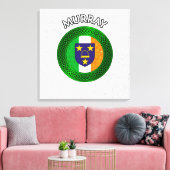 ムレイクレスト&ケルト結び目模様オンシャムロックキャンバスプリン キャンバスプリント (インサイチュ (リビング))