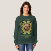 ムレイン花のカブトムシ自分の写真を作成 スウェットシャツ (正面フル)