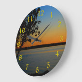 ムレイ湖大丸壁時計 ラージ壁時計 (傾斜)