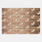 ムレカッコいいディアバック迷彩柄魚釣りメンズ ラッピングペーパーシート (正面3)