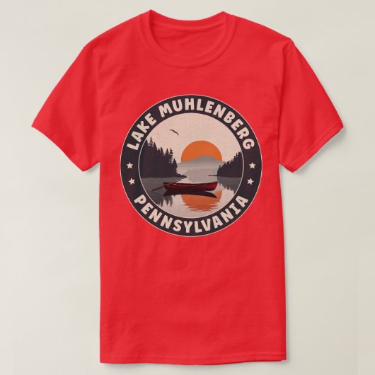 ムレンベルクペンシルバニアサンセット Tシャツ (デザイン正面)