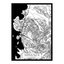 ムワンザ タンザニア 都市地図