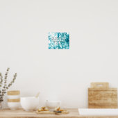 ムワール自然アートのポスター引用文 ポスター (キッチン)