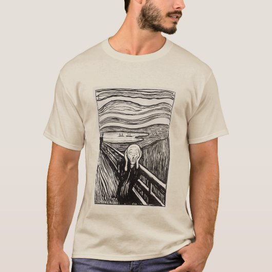 ムンクの叫び2 Tシャツ (正面)