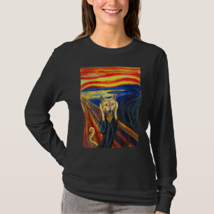 ムンクの絵画悲鳴 Tシャツ