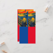 ムンク、悲鳴、アートブックマークカード カード (正面/裏面インサイチュ)