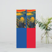 ムンク、悲鳴、アートブックマークカード カード (スタンド正面)