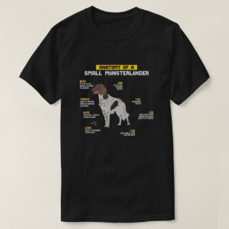 ムンスターランダーの解剖学は、犬のペットの愛人Gif Tシャツ