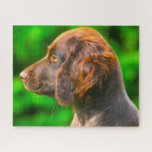 ムンスターランダー犬。 ジグソーパズル (横)