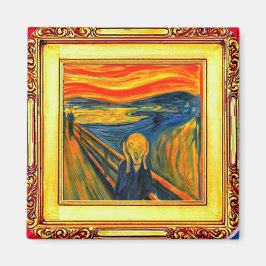 ムンチザスクリームファインアート マグネット