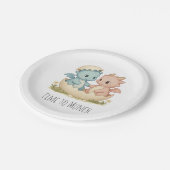 ムンチツインベビードラゴンパーティープレート ペーパープレート (アングル)