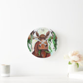 ムンチングムース ラウンド壁時計 (ホーム)