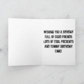 ムンチーモンスター! – ムンチエ時間!誕生日カード カード (内部)