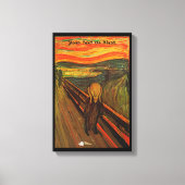 ムンチ – 氷の悲鳴 キャンバスプリント (正面)