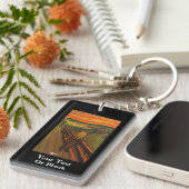 ムンチ – 氷の悲鳴 キーホルダー (正面右)