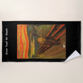 ムンチ – 氷の悲鳴 ビーチタオル (正面)