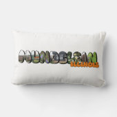 ムンデリン・イリノイ大文字 ランバークッション (裏面)