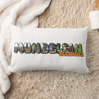 ムンデリン・イリノイ大文字 ランバークッション