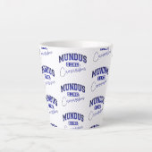 ムンドゥス・サイン・シーザリバス カフェラテマグ (正面)