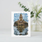 ムンバイインディアシティビューランドマーク ポストカード (スタンド正面)