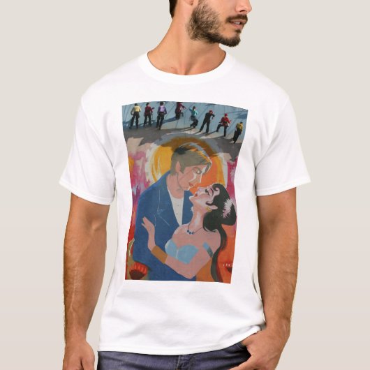 ムンバイポスターペインター Tシャツ (正面)