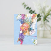 ムンバイマハラシュトラシティマップ ポストカード (スタンド正面)