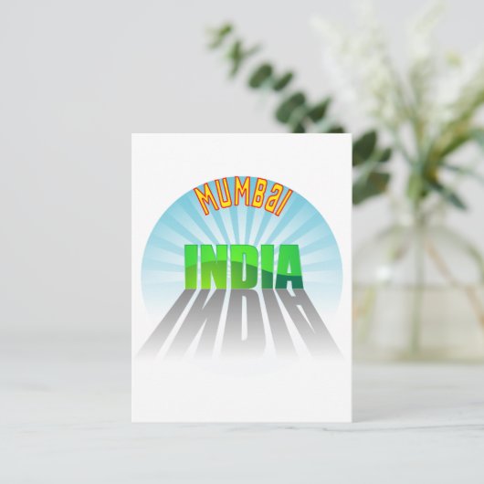 ムンバイ ポストカード (スタンド正面)