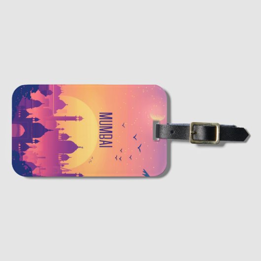 ムンバイ ラゲッジタグ (正面横)