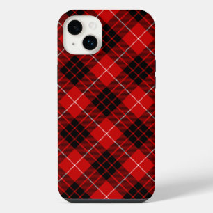 ムンロタータンチェックレッドブラックプレイド iPhone 14 PLUSケース