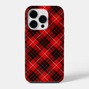 ムンロタータンチェックレッドブラックプレイド iPhone 14 PROケース