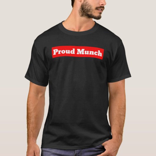 ムン誇りを持ったチ8 Tシャツ (正面)