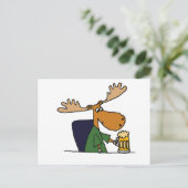 ムーおもしろいス飲用ビール漫画 ポストカード (スタンド正面)