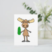 ムーおもしろいス・食べズ・ピクル・アートゥーン ポストカード (スタンド正面)