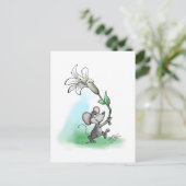 ムーさんのイースターリリー シーズンポストカード (スタンド正面)