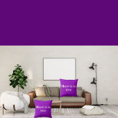 ムーはタイムおもしろいレトロ動物かわいい紫 クッション