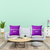 ムーはタイムおもしろいレトロ動物かわいい紫 クッション