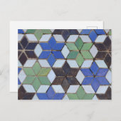 ムーアのモザイク星はがき ポストカード (正面/裏面)