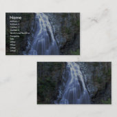 ムーアの入り江の滝、Kitimat、ブリティッシュ・コロンビア、Cana 名刺 (正面/裏面)