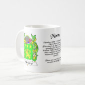 ムーアの家紋のコップ コーヒーマグカップ (正面左)