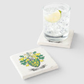 ムーアの紋章付き外衣 ストーンコースター (横)