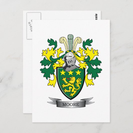 ムーアコートオブアームズ ポストカード (正面/裏面)