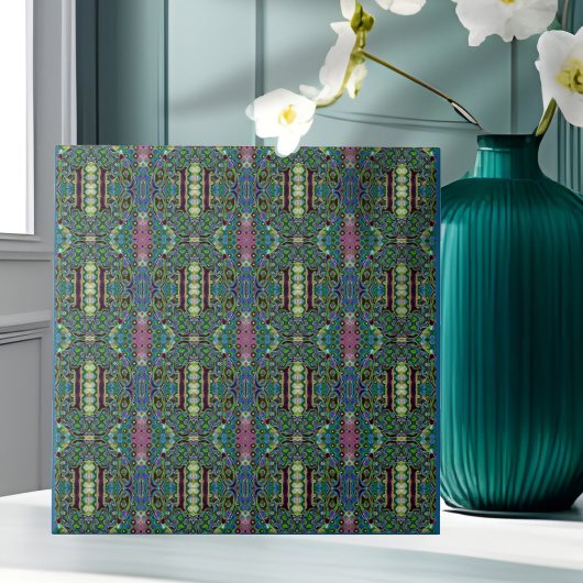 ムーアスタイルブルーグリーンタイル タイル