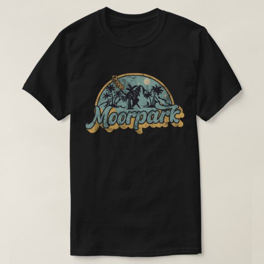 ムーアパーク, カリフォルニア Tシャツ (デザイン正面)