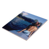 ムーアフランスの、ポリネシア。〜を見る人 タイル (側面)