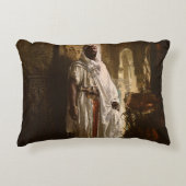 ムーア人のアフリカ絵画美術のポートレート アクセントクッション (正面)