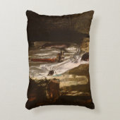 ムーア人のアフリカ絵画美術のポートレート アクセントクッション (正面(垂直))