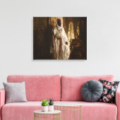 ムーア人のアフリカ絵画美術のポートレート キャンバスプリント (インサイチュ (リビング))