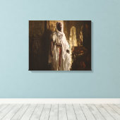 ムーア人のアフリカ絵画美術のポートレート キャンバスプリント (インサイチュ (ウッドフロア))